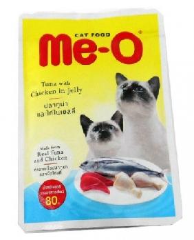 Me-O Cat Food Tuna & Chicken In Jelly, 80g 